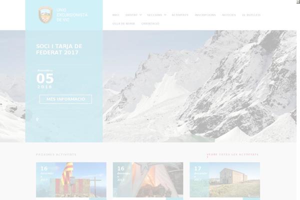 Eventica-wp theme site design template sample
