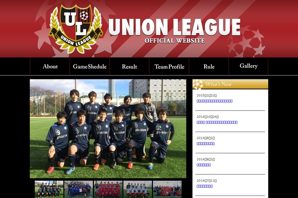 Union theme site design template sample