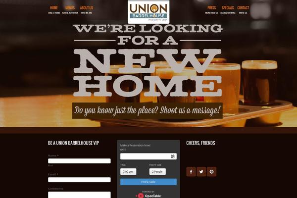 Verona theme site design template sample