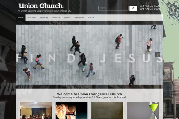 Zafiro theme site design template sample