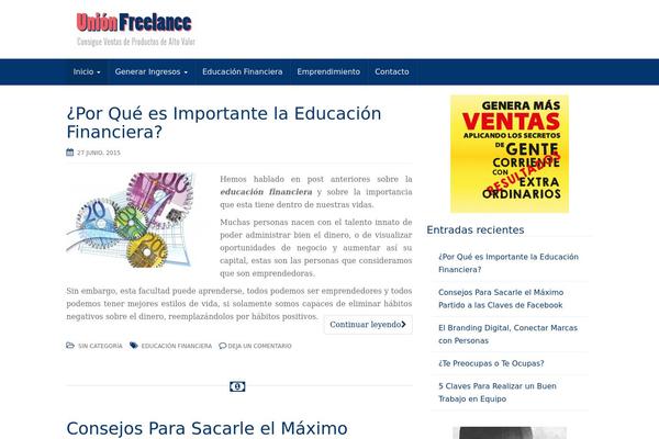 Site using Advanced iFrame plugin