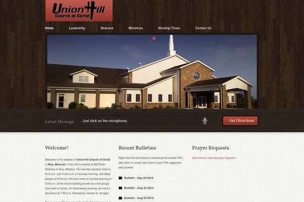 Site using Bible Verse of the Day plugin