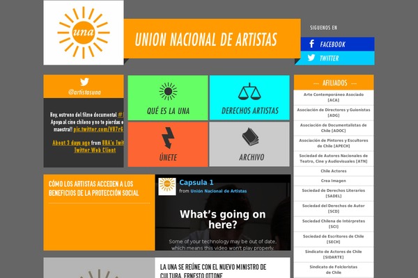 Site using fw-vimeo-videowall plugin