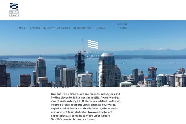 Union theme site design template sample