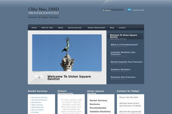 Boast theme site design template sample