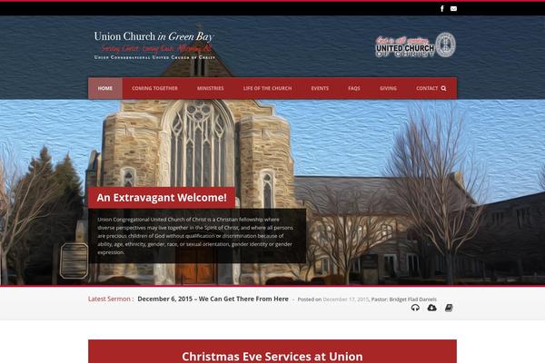 Real Church v1.04 theme site design template sample