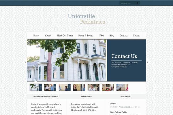 Aggregate theme site design template sample