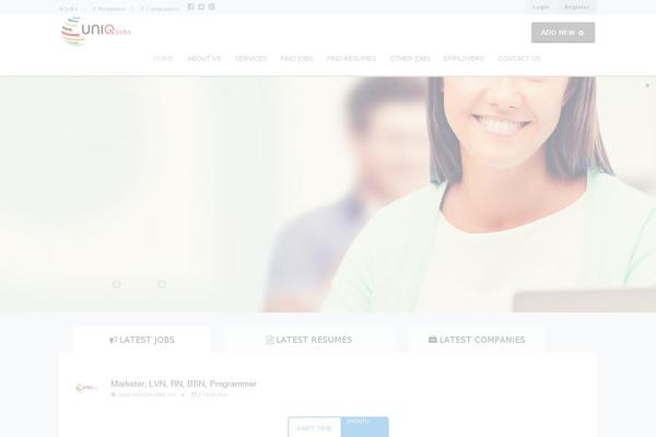 Site using Nextend Twitter Connect plugin