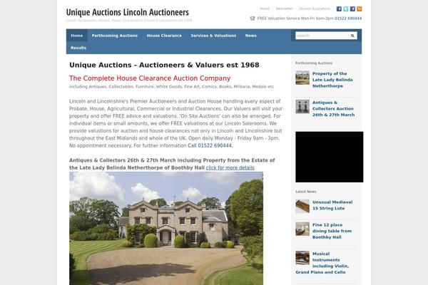 Site using Global Flash Gallery plugin