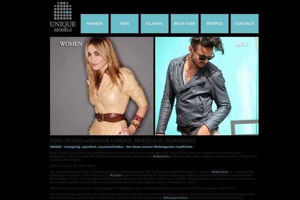 Unique theme site design template sample