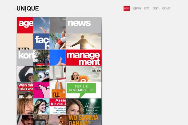 Unique theme site design template sample