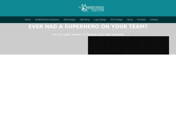 Site using Go_portfolio plugin