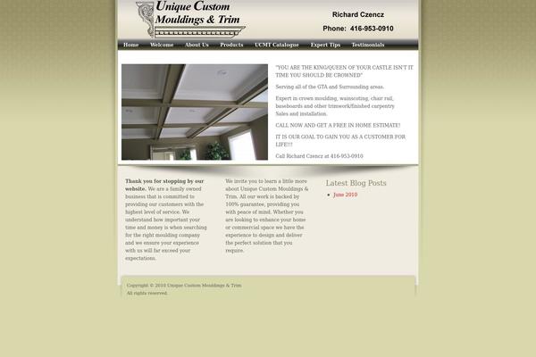 uniquecustommouldingsandtrim.com site used Essence-golden