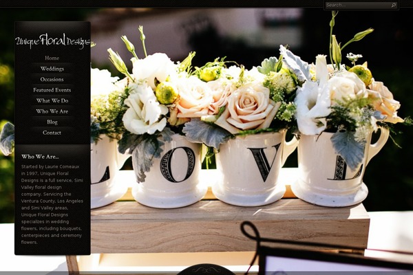 Chocolate theme site design template sample