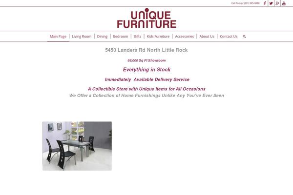 Enfold theme site design template sample