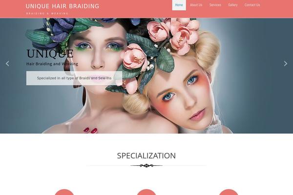 Ariwoo theme site design template sample