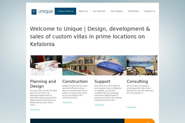 Unique theme site design template sample