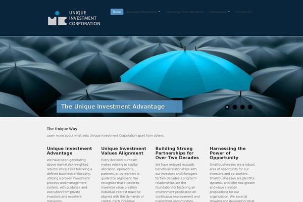 Unique theme site design template sample