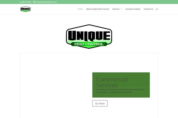 uniquepest.com site used Foxy