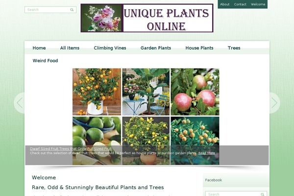 uniqueplantsonline.com site used Beautysecrets