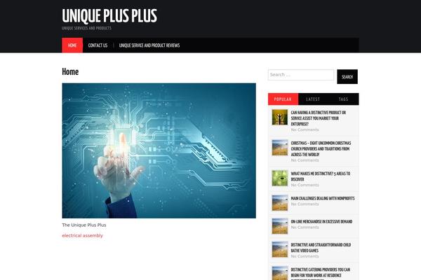 Hiero theme site design template sample