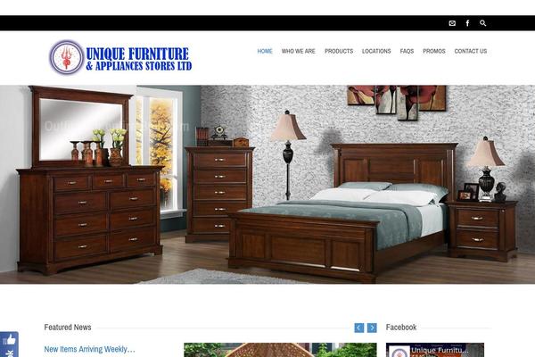 Charitas theme site design template sample