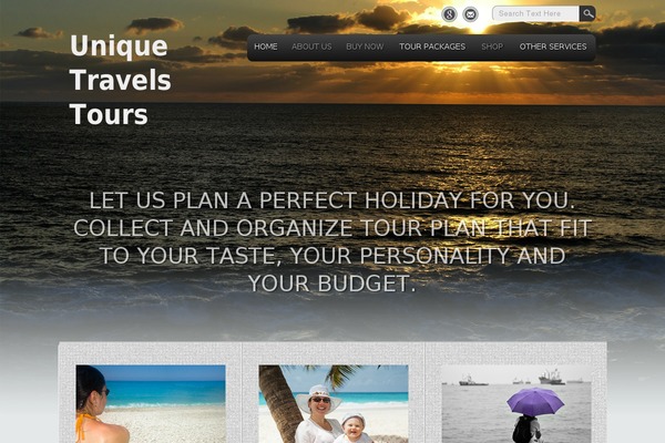 Travel Lite theme site design template sample