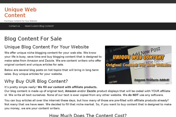 uniquewebcontent.com site used Openstrap