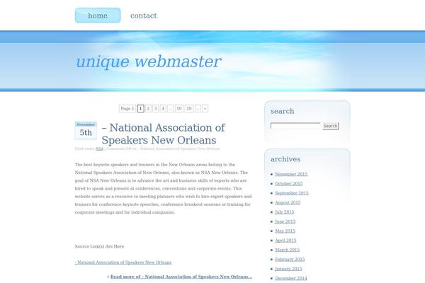 Site using Blogger plugin