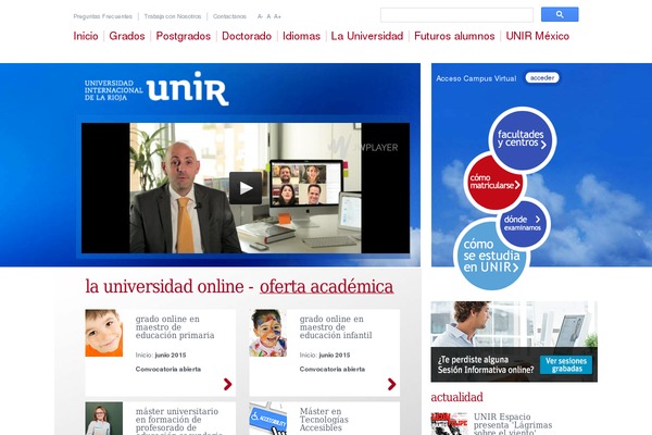 unir.net site used Prisma