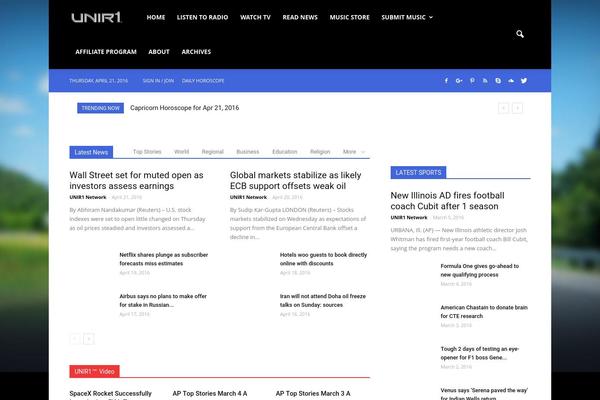Site using Heateor Social Comments plugin
