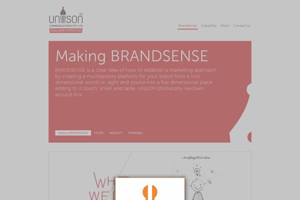 Twenty Twelve theme site design template sample