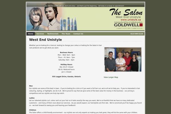 BUILDER theme site design template sample