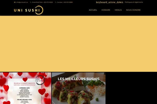 Zephyr-child theme site design template sample