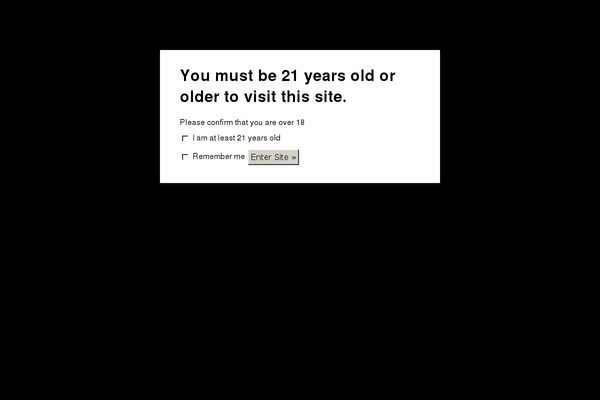 Site using Age Verify plugin