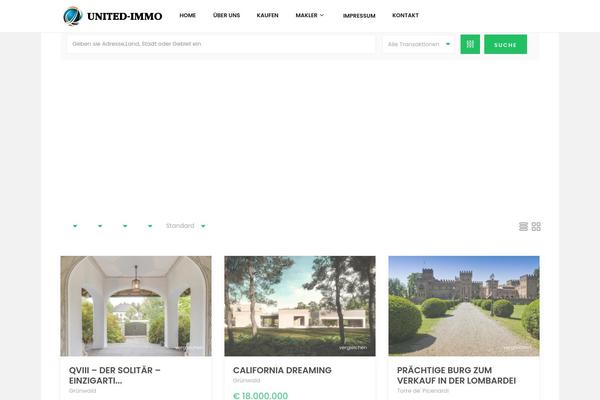 united-immo.com site used Wp Estate