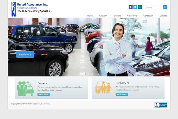 Site using Crafty Social Buttons plugin