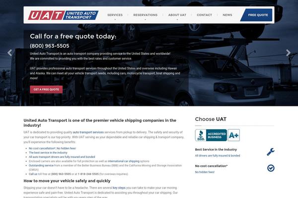 United theme site design template sample