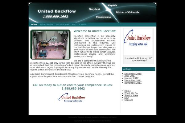 Smallbiz theme site design template sample