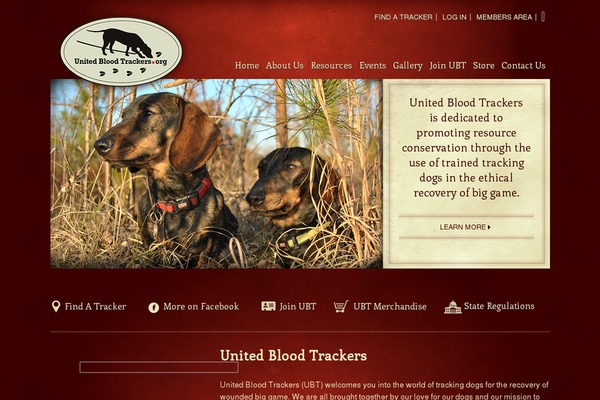 unitedbloodtrackers.org site used Ubt