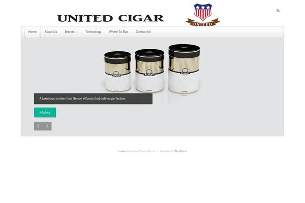 evolve theme site design template sample