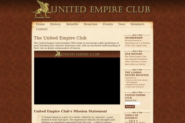 unitedempireclub.com site used Aesthete