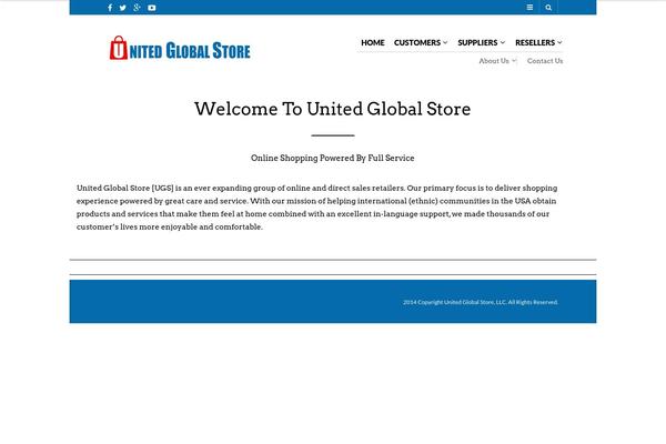 The Retailer theme site design template sample
