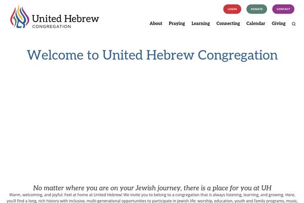 unitedhebrew.org site used Unitedhebrew