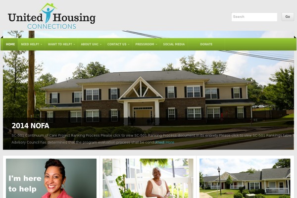 NonProfit theme site design template sample