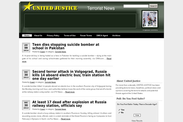 unitedjustice.com site used Rolas Sepuluh