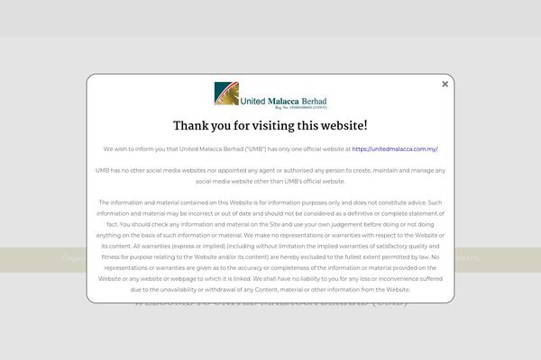 unitedmalacca.com.my site used Umb