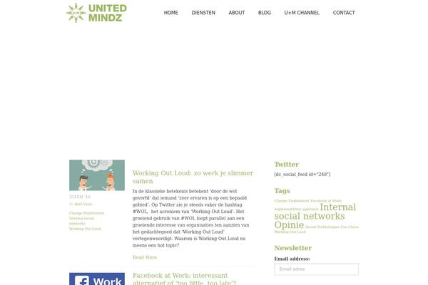 Site using Digicution Simple Twitter Feed plugin