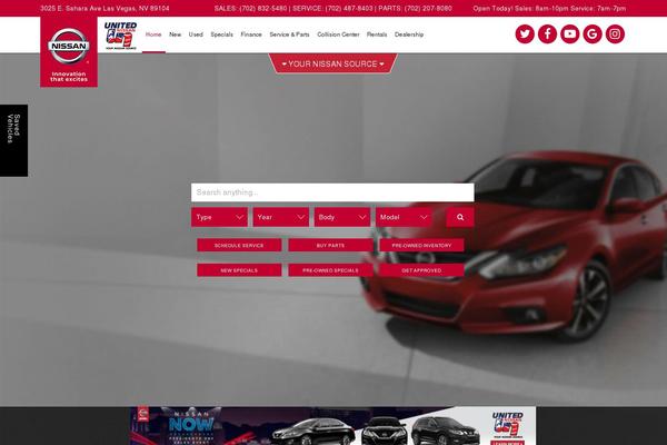 Dealer Inspire common theme site design template sample