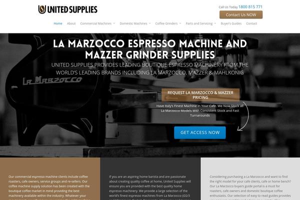 unitedsupplies.com.au site used Theme12